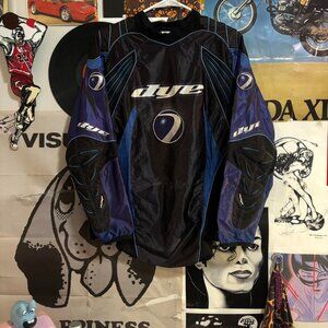 Dye Moto Sport black and blue shirt